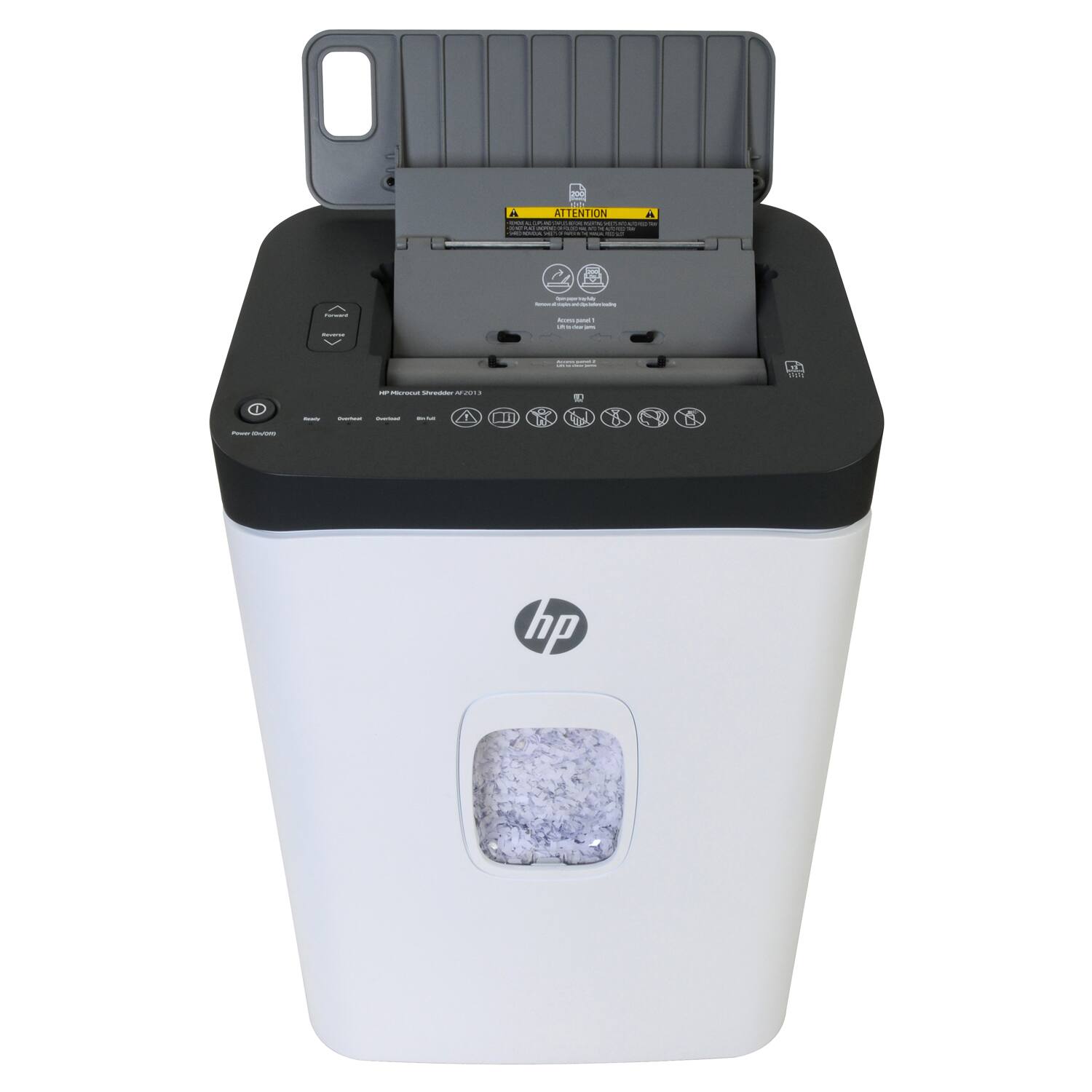 Front. HP - 13 Sheet Microcut Paper Shredder.