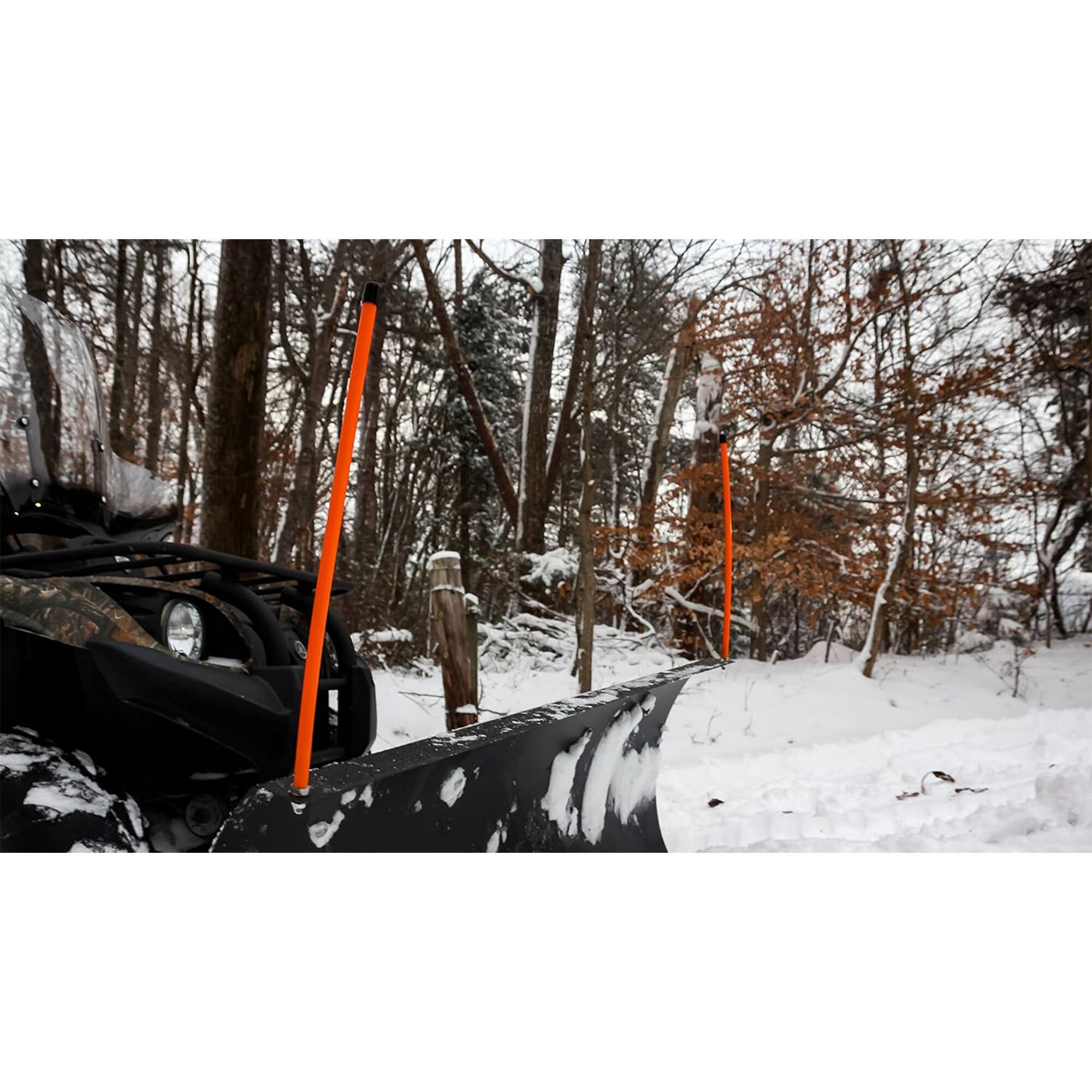 Alt View 4. Black Boar - Black Boar ATV/UTV Snow Plow Marker Kit with High Visible Color, 18", Orange.