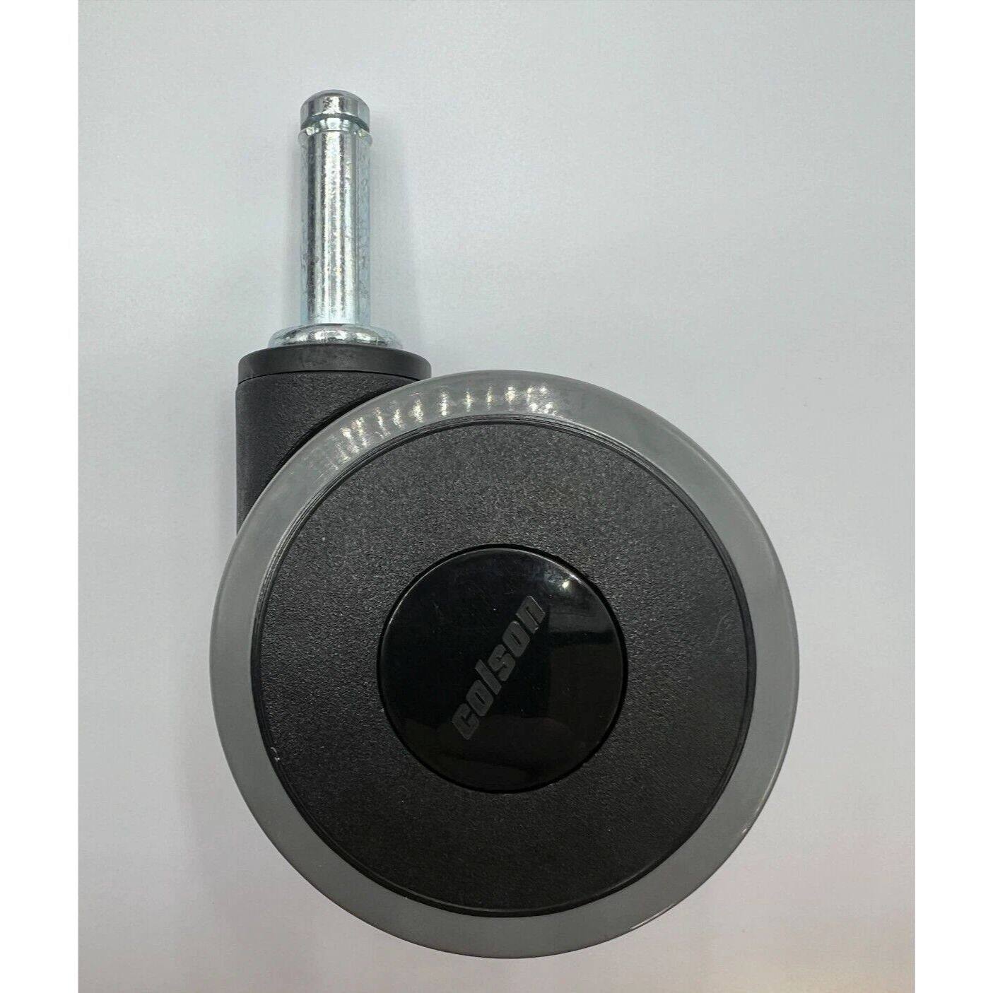 Alt View 3. Invacare - Lift Caster Assembly with Lock (5" Diameter) for Mobility Equipment Replacement - Black.