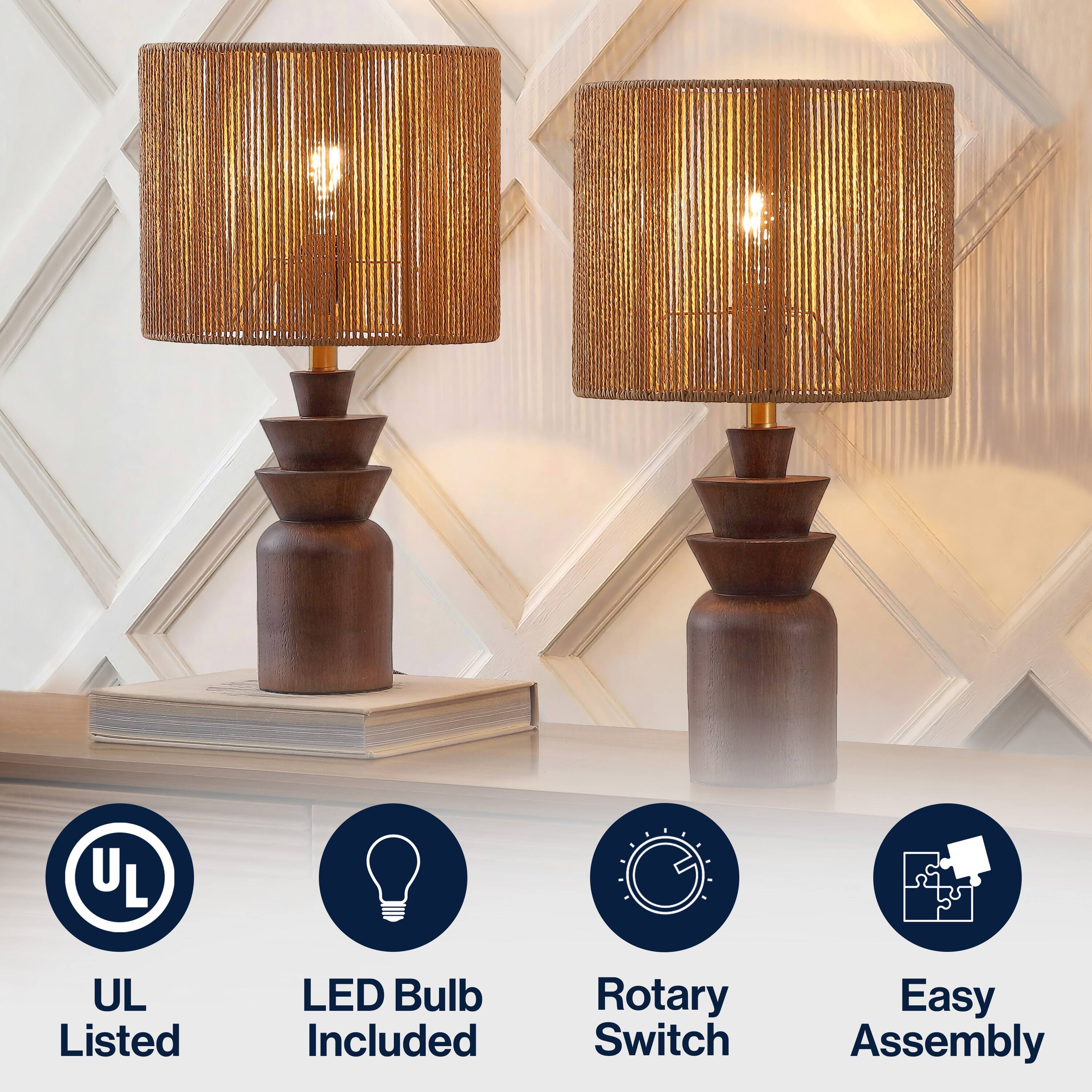 UL Listed LED Bulb Included Rotary Switch Easy Assembly