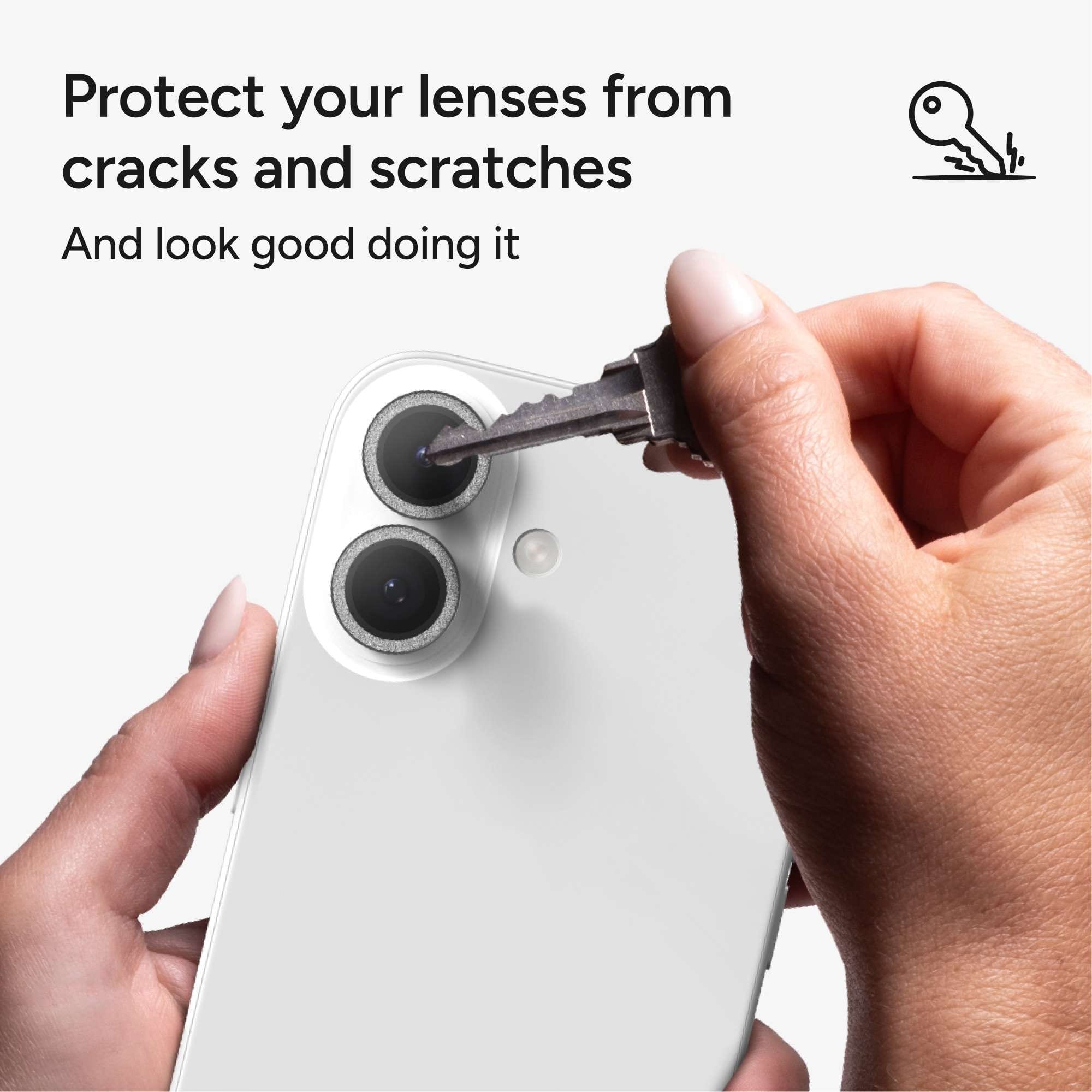 Protect your lenses from cracks and scratches
And look good doing it