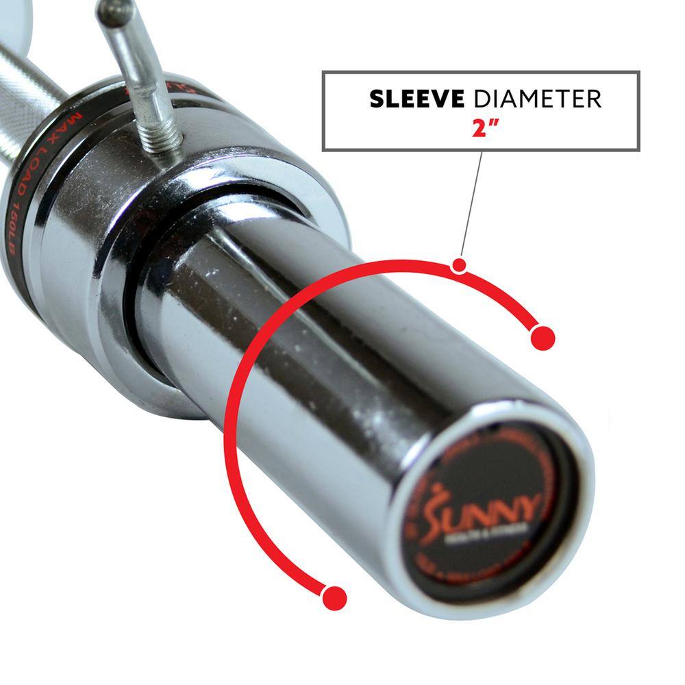 MAX LOAD 150LB  
SLEEVE DIAMETER 2"  
SUNNY