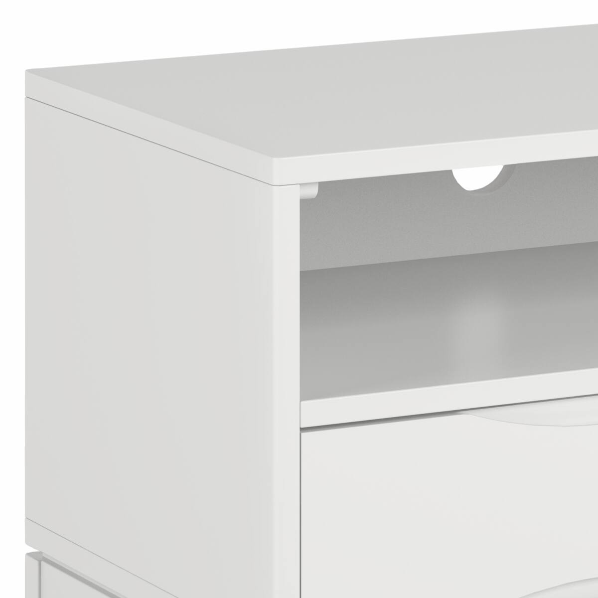 Alt View 35. Simpli Home - Harper TV Media Stand - White.