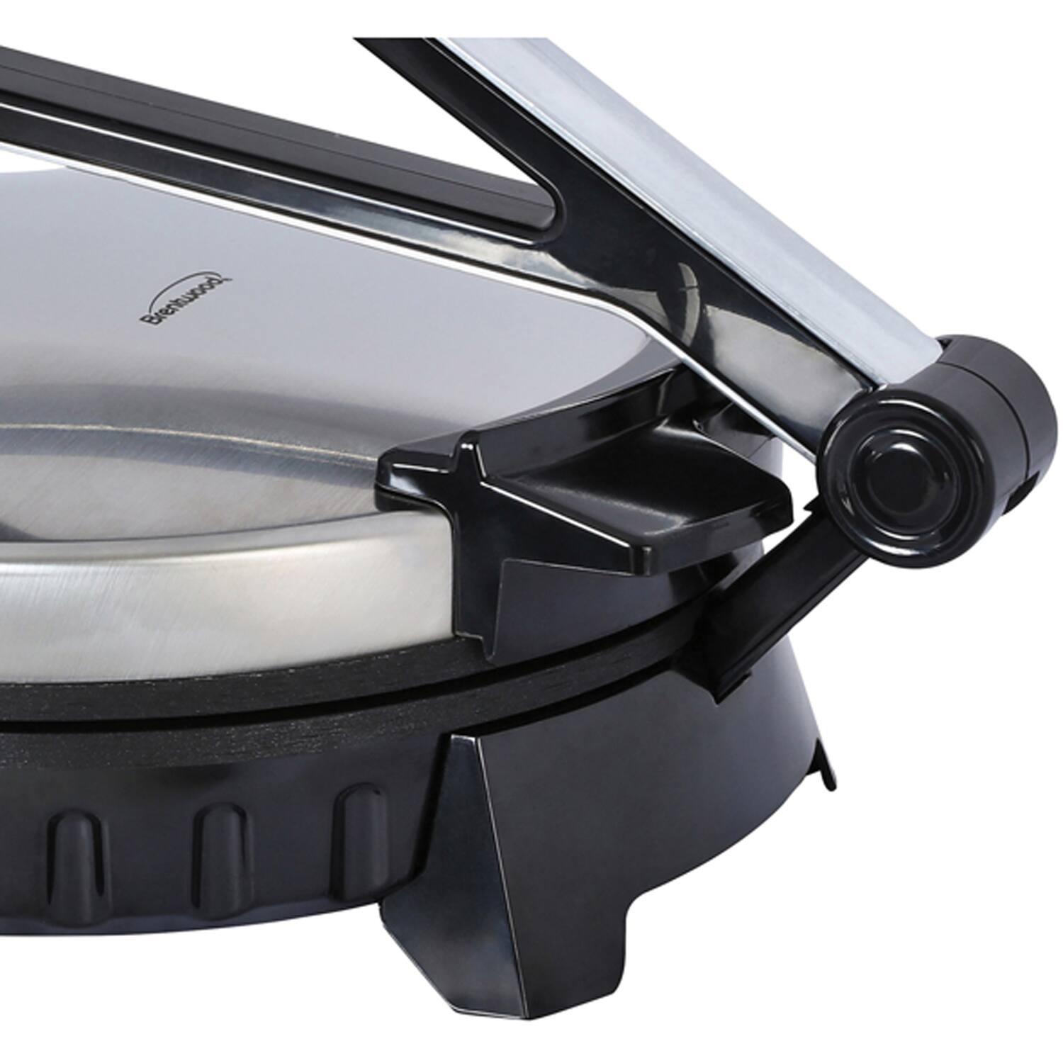 Alt View 6. Brentwood - Brentwood 10" Roti, Flatbread and Tortilla Maker - Silver.