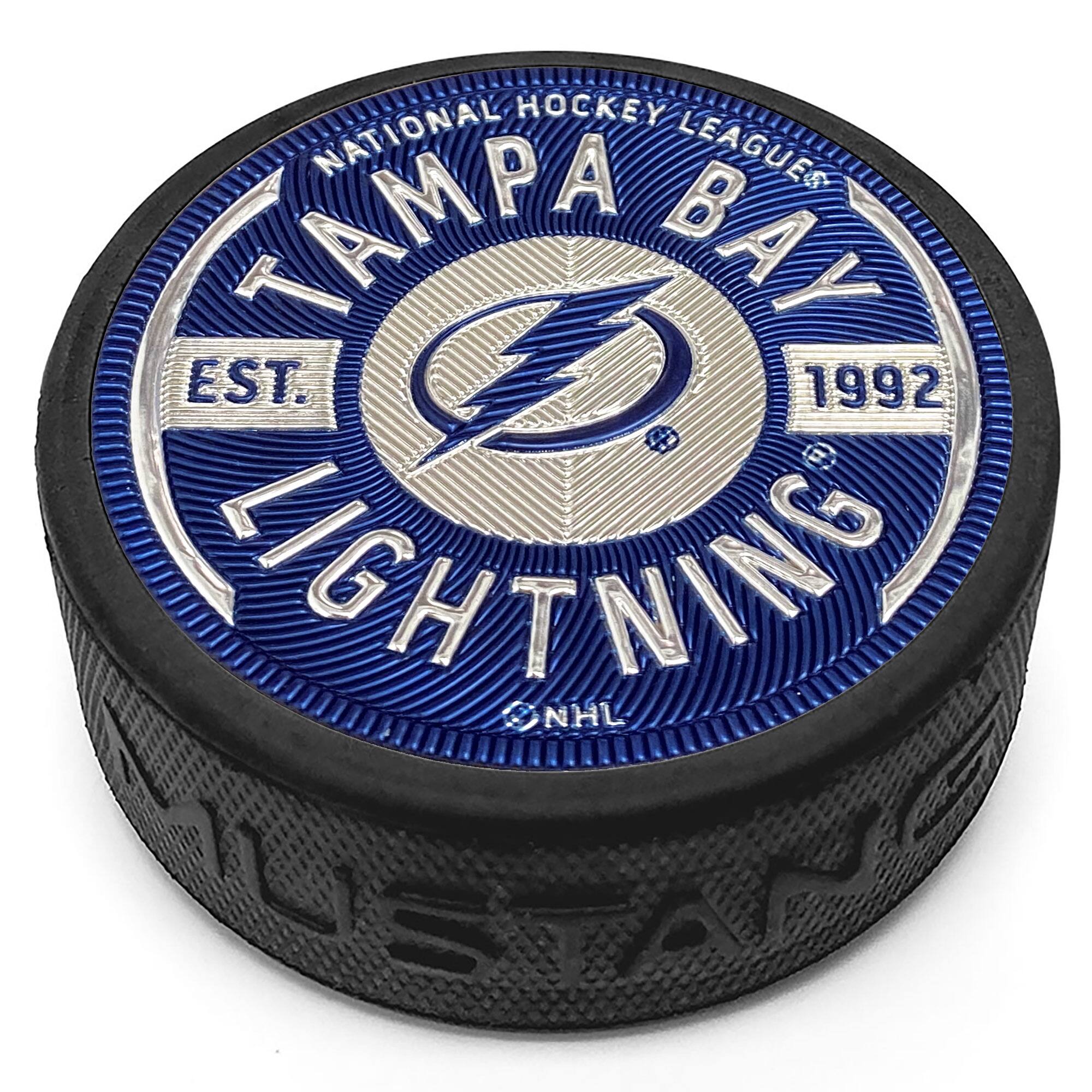 Mustang Drinkware - Tampa Bay Lightning 3'' Trimflexx Gear Design Puck - Multicolor