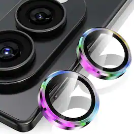 Dteck - Camera Lens Protector for Samsung Galaxy Z Fold 8 (2026), HD Clarity, Scratch Protection, Real Metal Glass Lens Cover - Multicolour