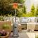 Alt View 15. Hanover - 7-Ft. 48,000 BTU Steel Umbrella Propane Patio Heater - Stainless Steel.
