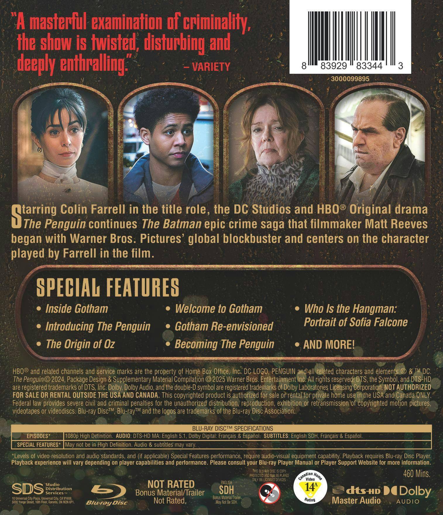 Back. The Penguin: The Complete First Season [Blu-ray].