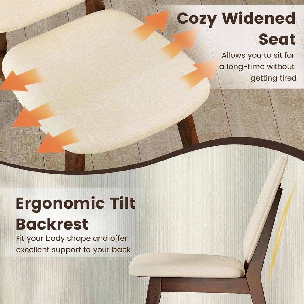 Cozy Widened Seat  
Allows you to sit for a long time without getting tired  

Ergonomic Tilt Backrest  
Fit your body shape and offer excellent support to your back
