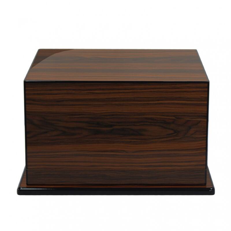 Left. Prestige - Elevate (Rio Rosewood) Cigar Humidor - Rio Rosewood Finish.
