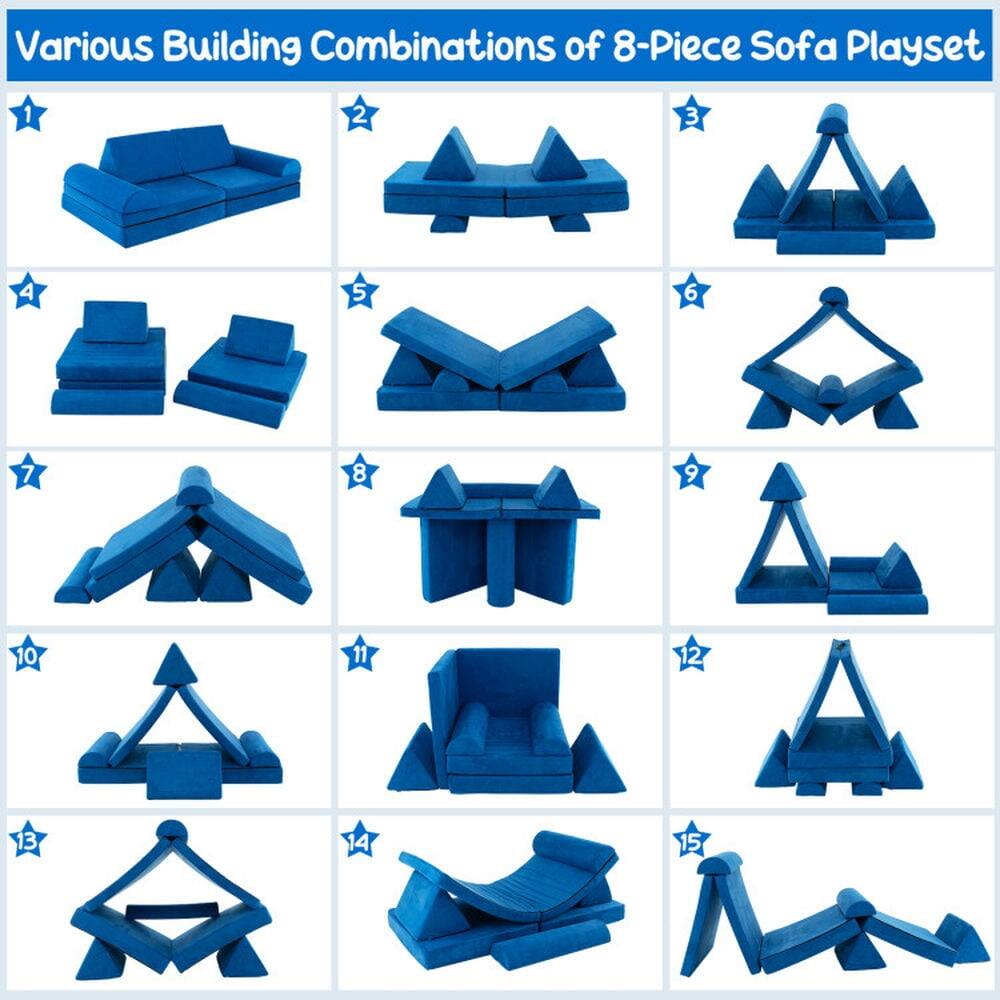 Various Building Combinations of 8-Piece Sofa Playset

1. 
2. 
3. 
4. 
5. 
6. 
7. 
8. 
9. 
10. 
11. 
12. 
13. 
14. 
15.