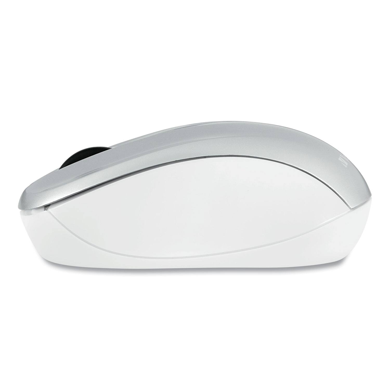 Alt View 4. Verbatim - 99777 2.4 GHz Frequency/32.8 ft Wireless Range Left/Right Hand Use Silent Wireless Blue LED Mouse - Silver - Silver.