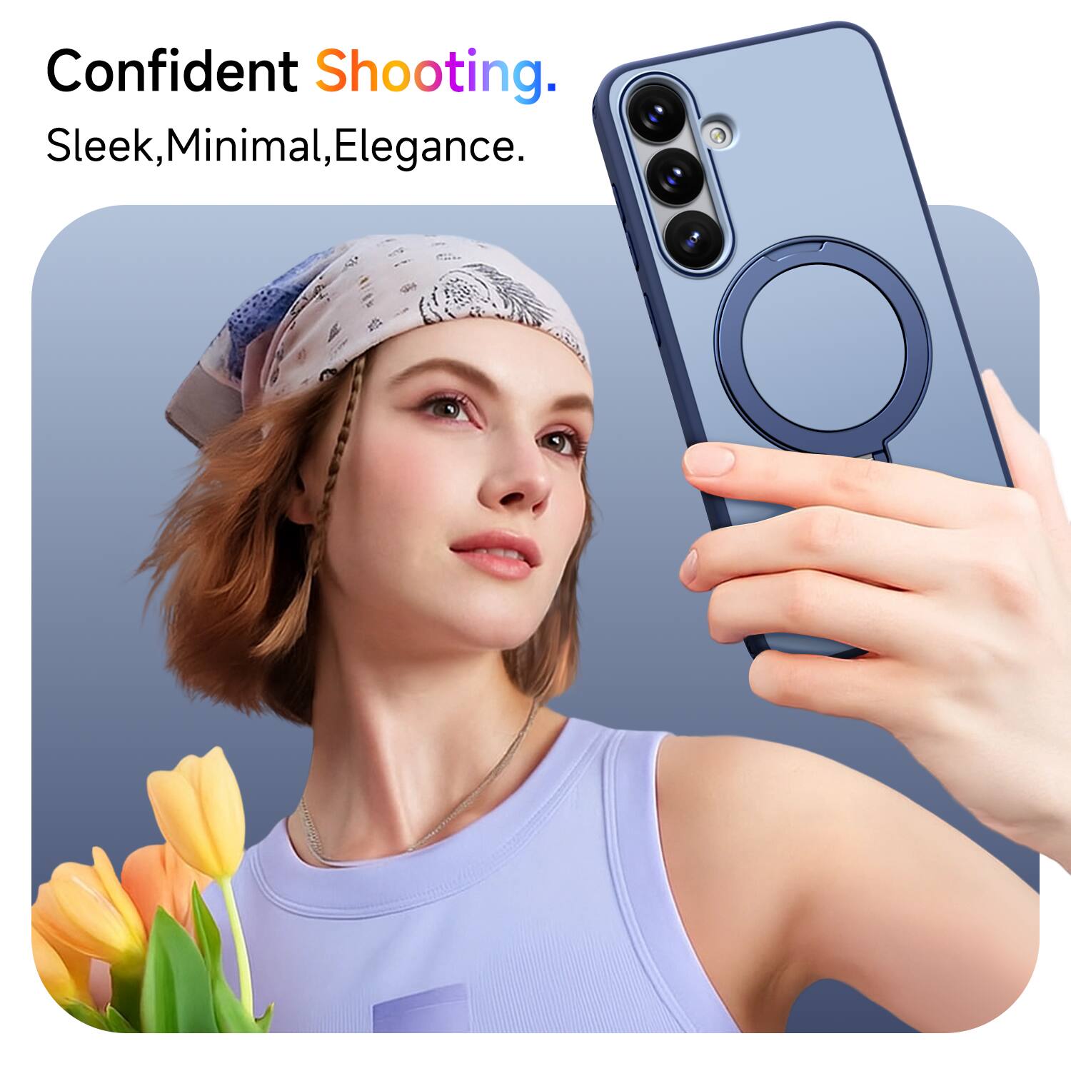 Confident Shooting. Sleek, Minimal, Elegance.