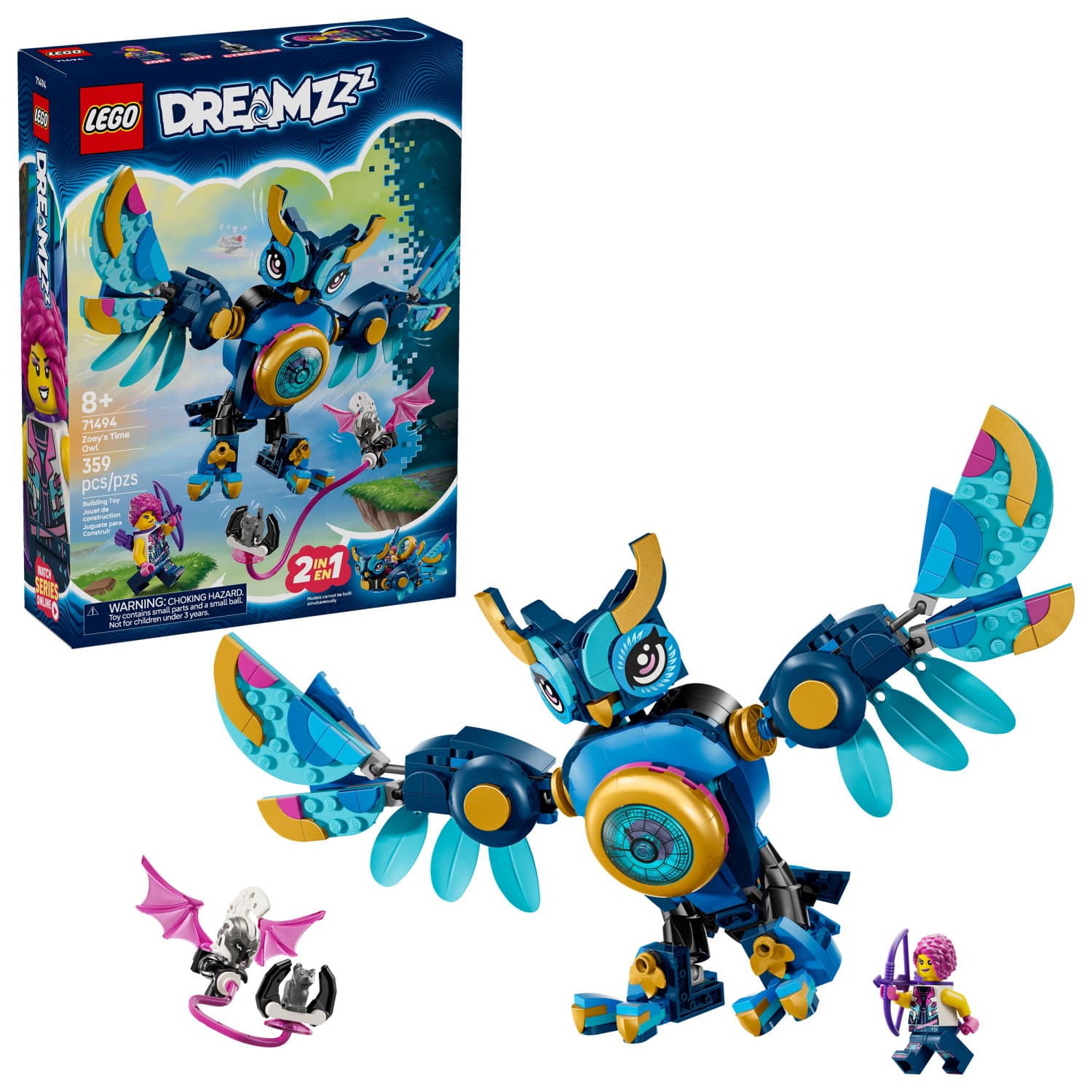 LEGO DREAMZzz Zoey's Time Owl Building Toy 71494 6527874
