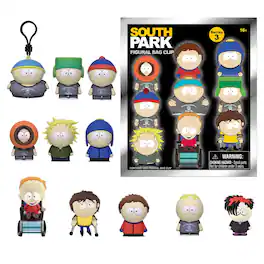 Monogram - South Park Series 3 Blind Bag 3D Foam Bag Clip | 1 Random - Multi-Colored