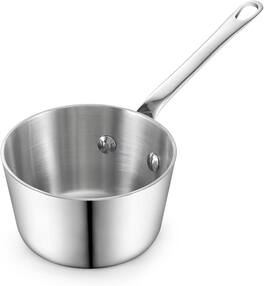 D&M - Multiply Clad 0.23 QT Butter Warmer for Coffee, Butter, Milk, Induction, Cool Grip Handle - Stainless Steel