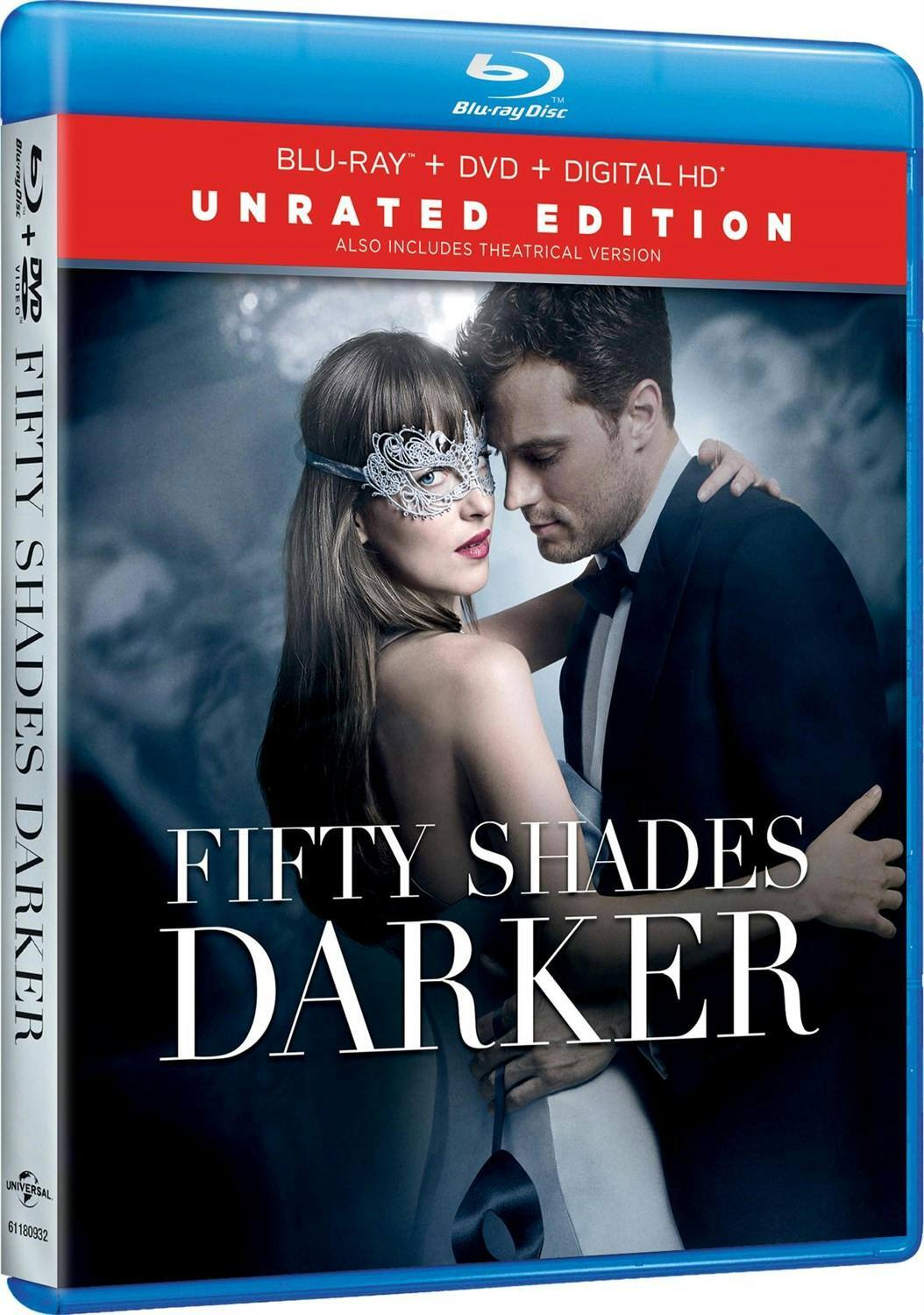 Angle. Fifty Shades Darker (Unrated Edition DVD) [Blu-ray].