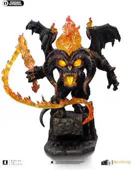 Iron Studios - The Lord of the Rings - Minico - Balrog Figure - COLLECTIBLES - Multicolor