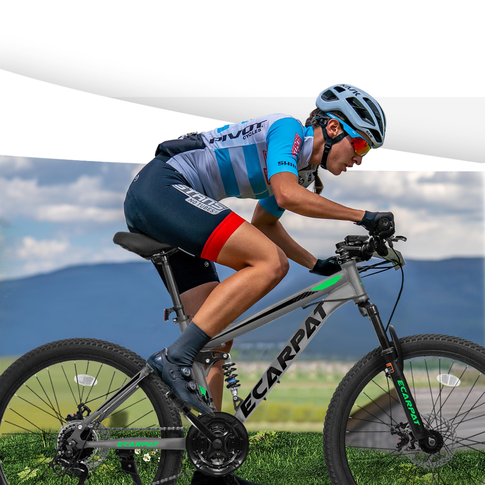 Anysun 24 Inch Mountain Bike with Full Suspension Shifter Lever