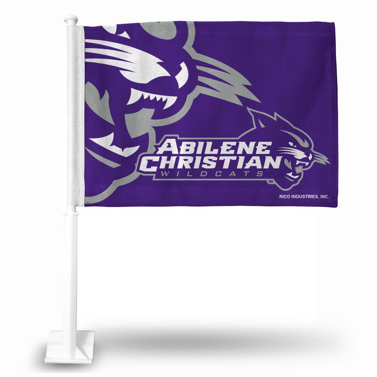 Rico Industries - Abilene Christian Wildcats 14x19 Double Sided Window Mount Car Flag - Multi