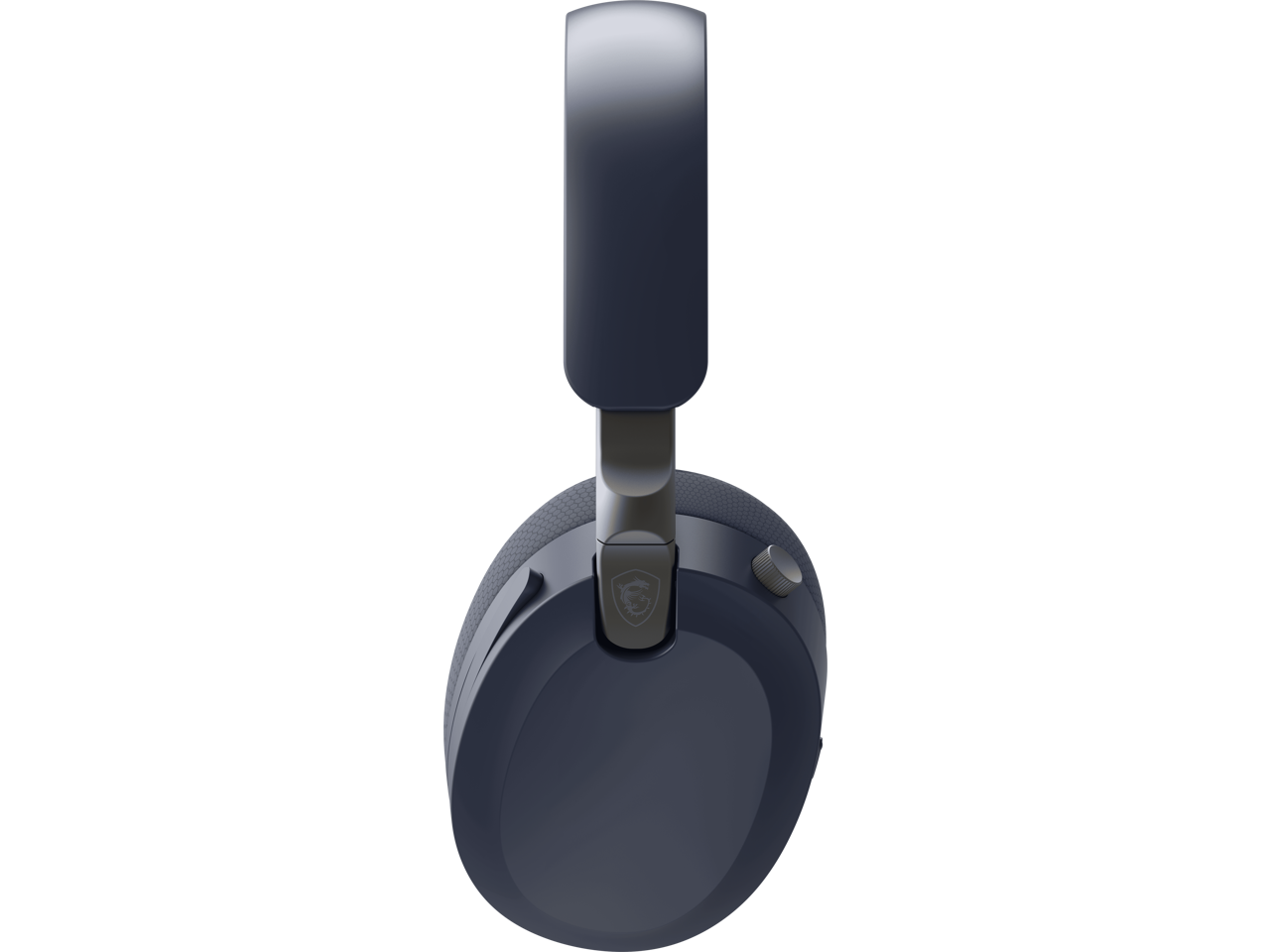 Alt View 10. MSI - MSI MAESTRO 500 W NAVY Wireless Bluetooth Over-the-Ear Headphones with 3.5mm Wired Option - Navy - Navy.