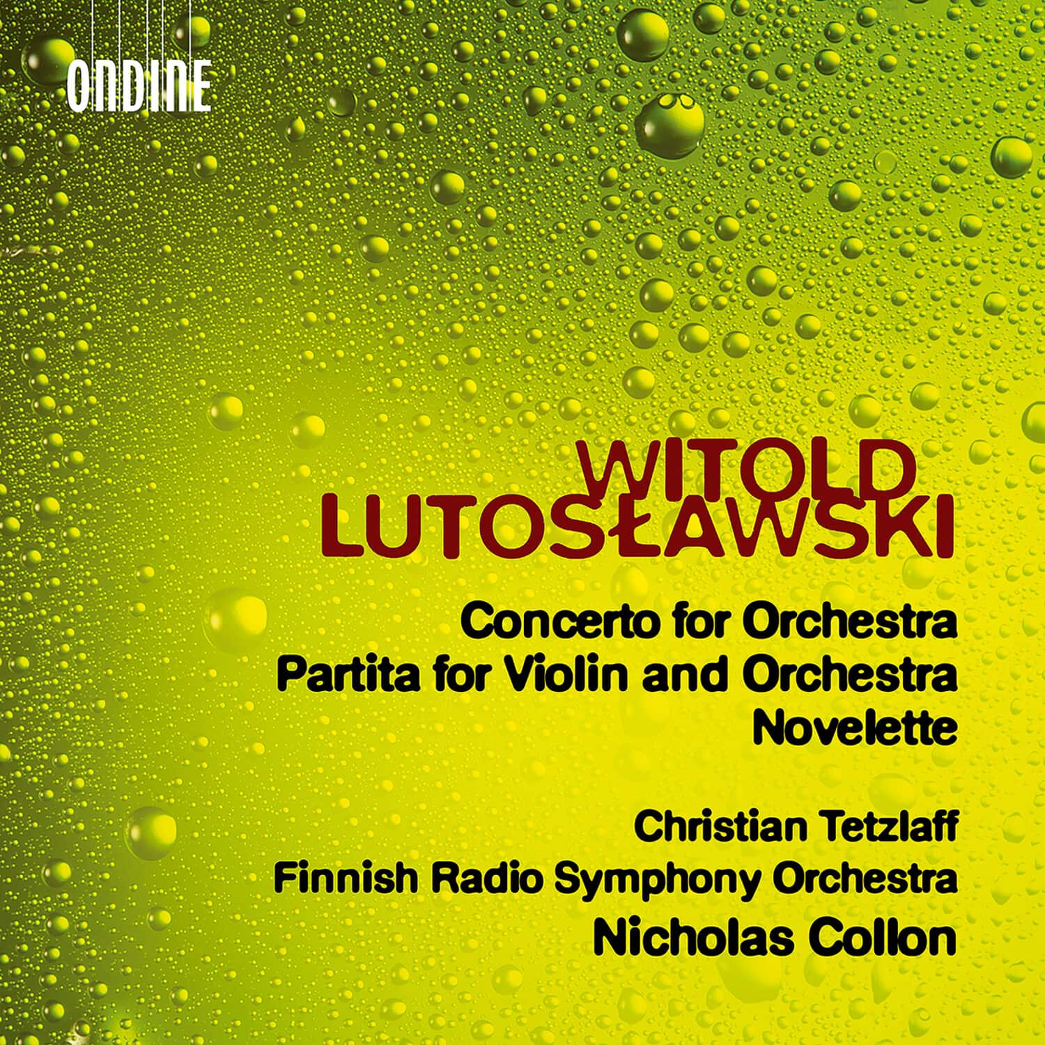 Christian Tetzlaff - Concerto for Orchestra Partita for Violin & Orch   - COMPACT DISCS [CD] price history on PriceWatchPro