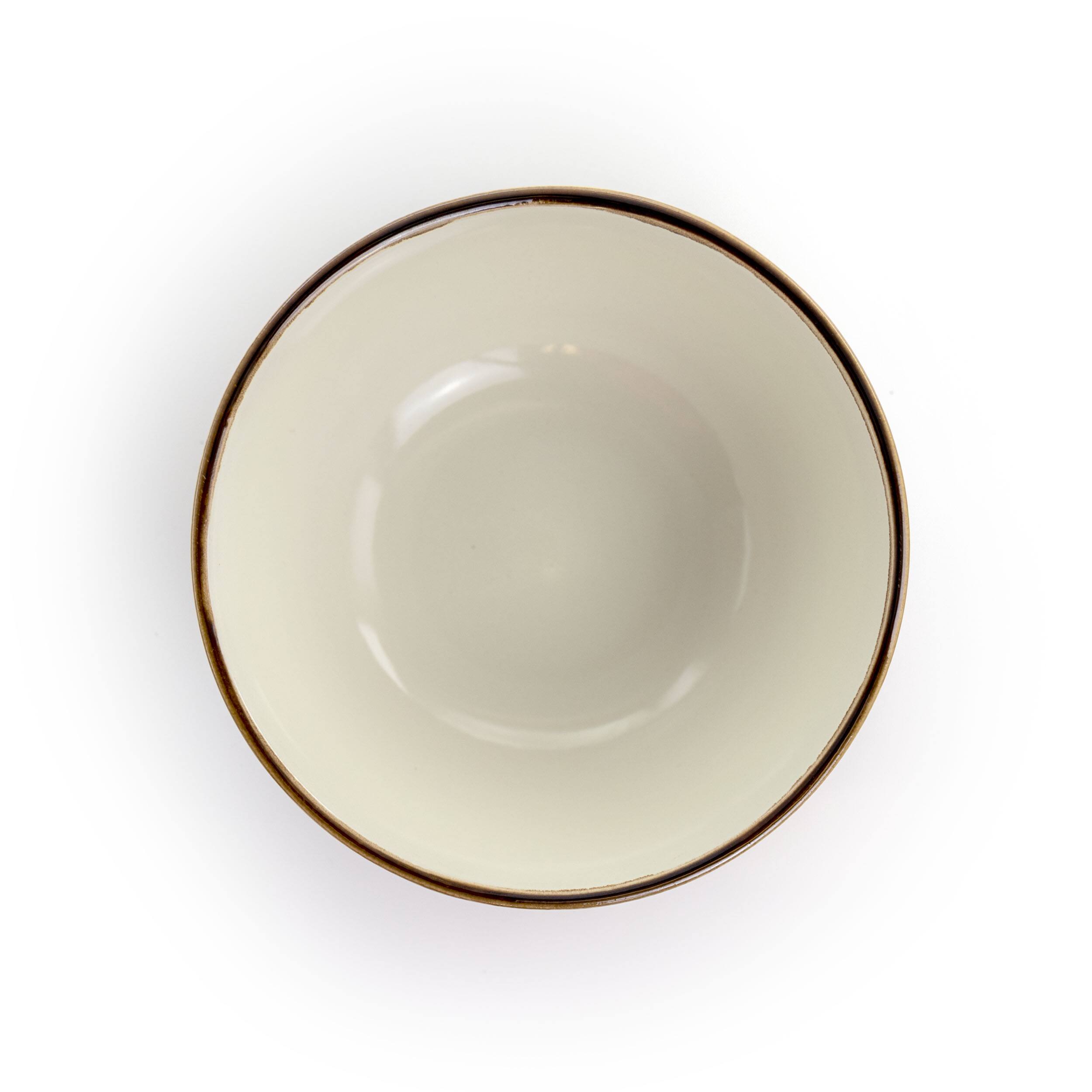 Alt View 4. Elama - Elama Honey Ivory 16 Piece Stoneware Dinnerware Set in Ivory - Ivory.