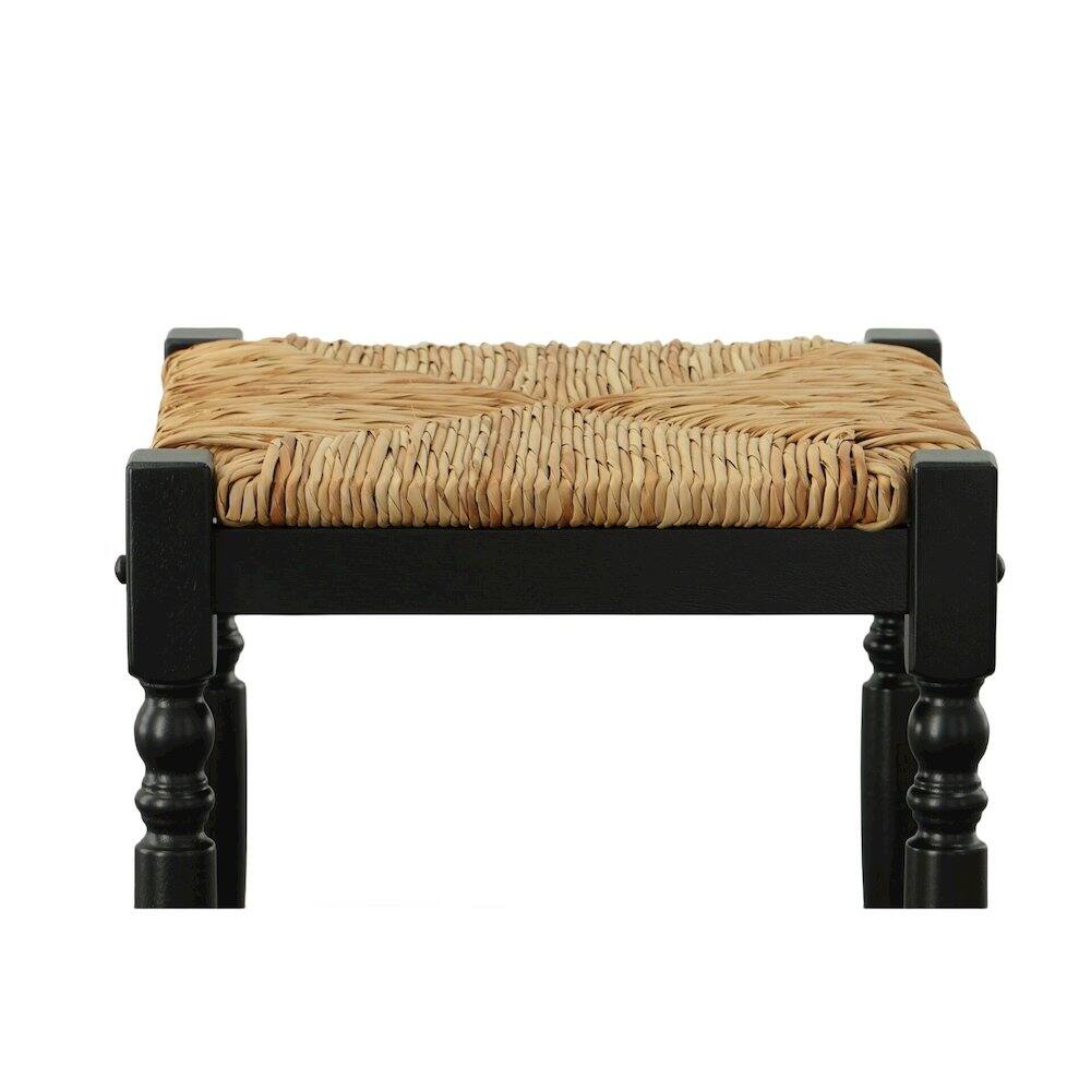 Alt View 1. Carolina Chair & Table - Hawthorne Bar Table with 2 Counter Stools - Antique Black - Antique Black.