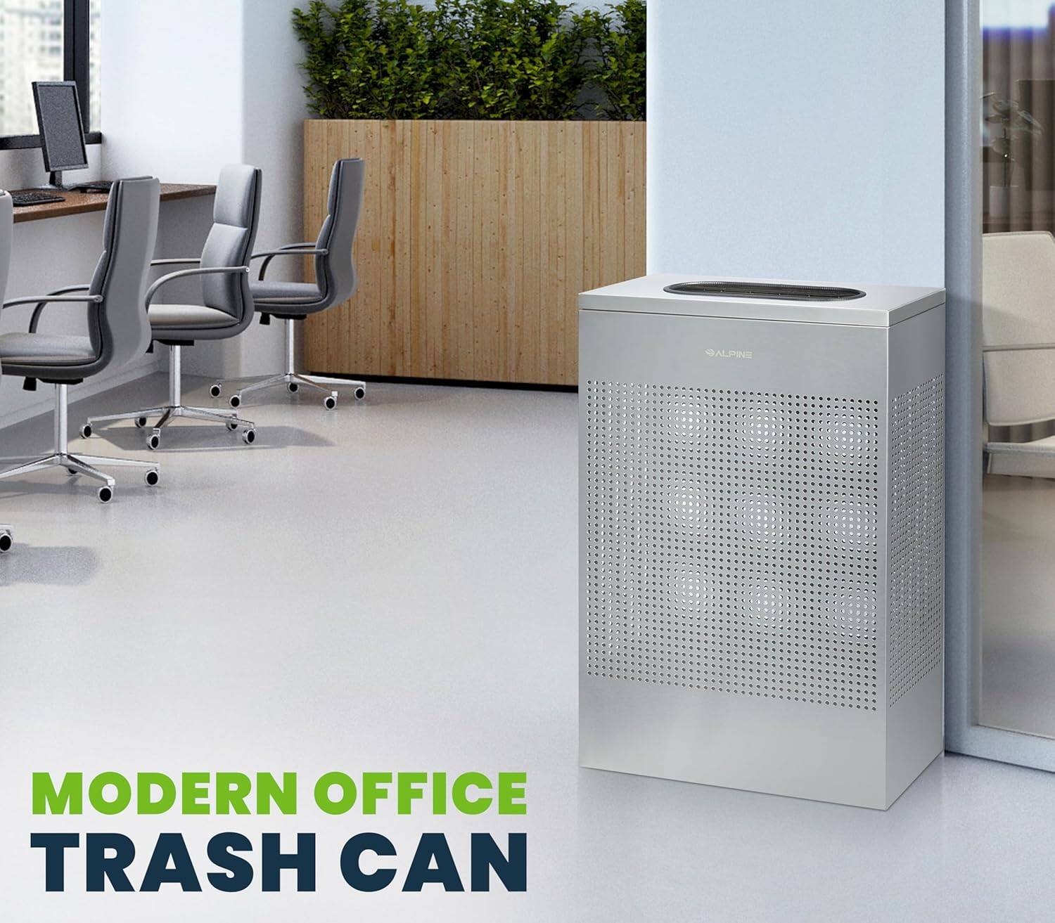MODERN OFFICE TRASH CAN @ALPINE