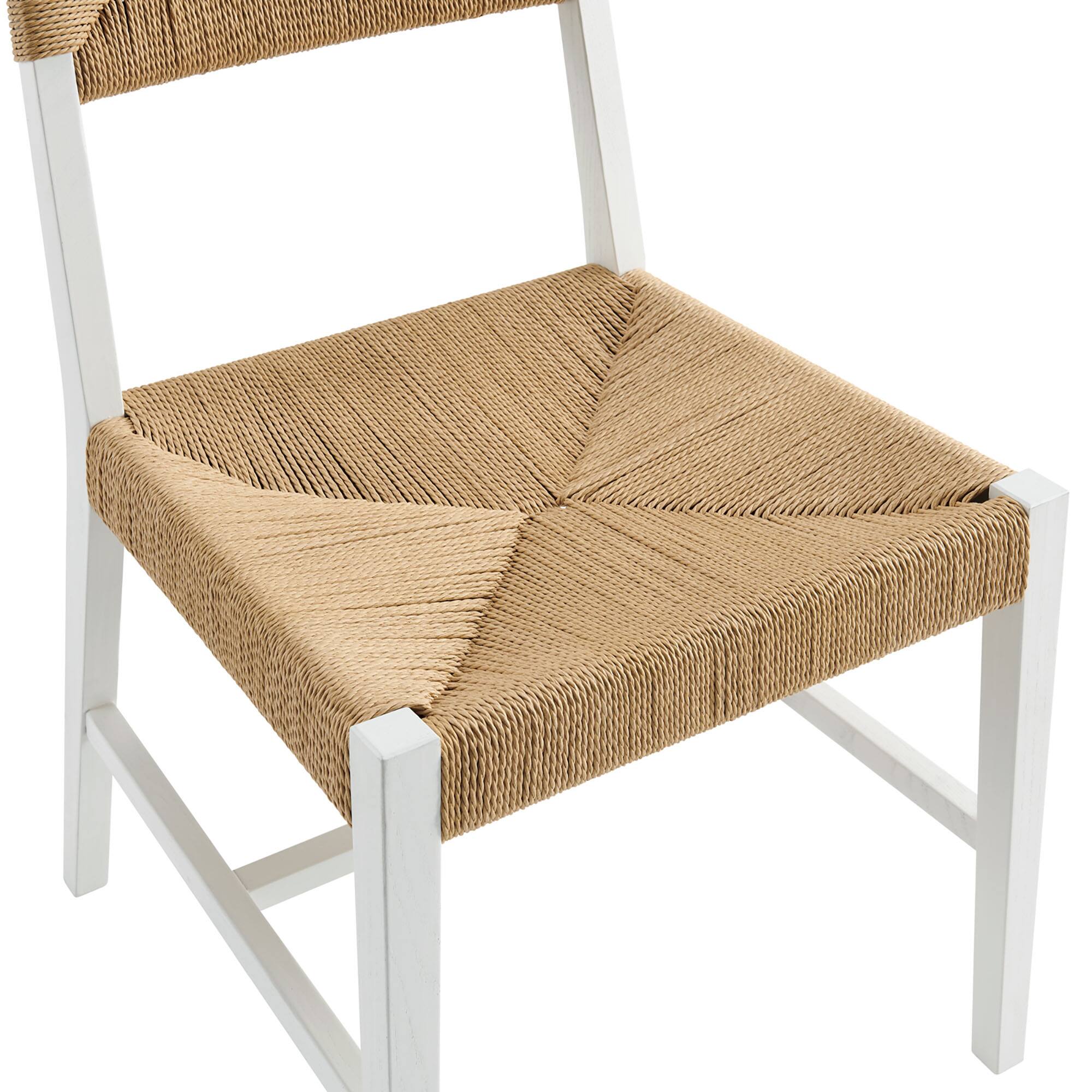 Alt View 7. Modway - Bodie Wood Dining Chair Set of 2 by Modway - White Natural.
