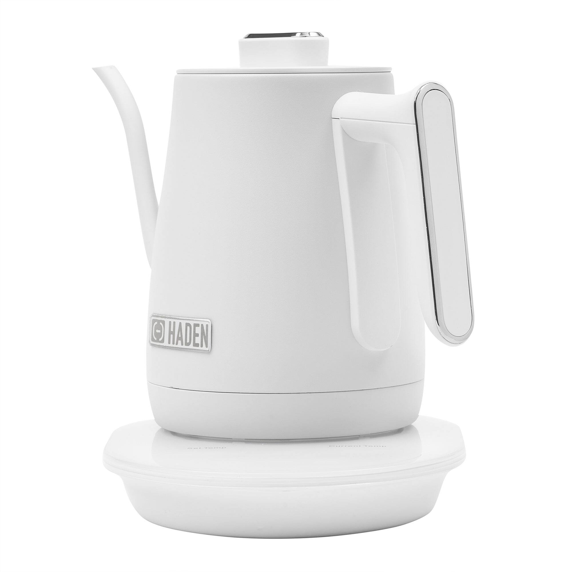 Alt View 8. Haden - Haden Electric Tea Kettle, Gooseneck Hot Water Boiler, 0.6L Teapot, Ivory/Chrome - Ivory, Copper.
