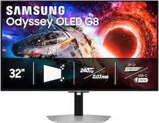 SAMSUNG Odyssey OLED G8 32" 240Hz 0.03ms DP 2.1 UHBR20 USB-C 98W