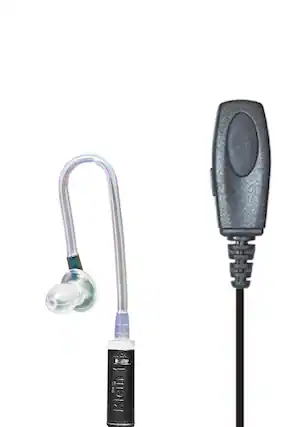 Front. Klein - Klein Patriot Pro Wired PTT Headset - Black.