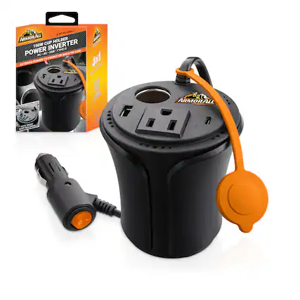 - CABLE 2.3FT ARMORALL ALL 150W CUP HOLDER INVERTER TYPE-C A POWER DC AC use CO BACK TO FRONT 4N1 POWER EXTENDS
- PORTIUE ARMORALL ALL PI MOST EP MNE
