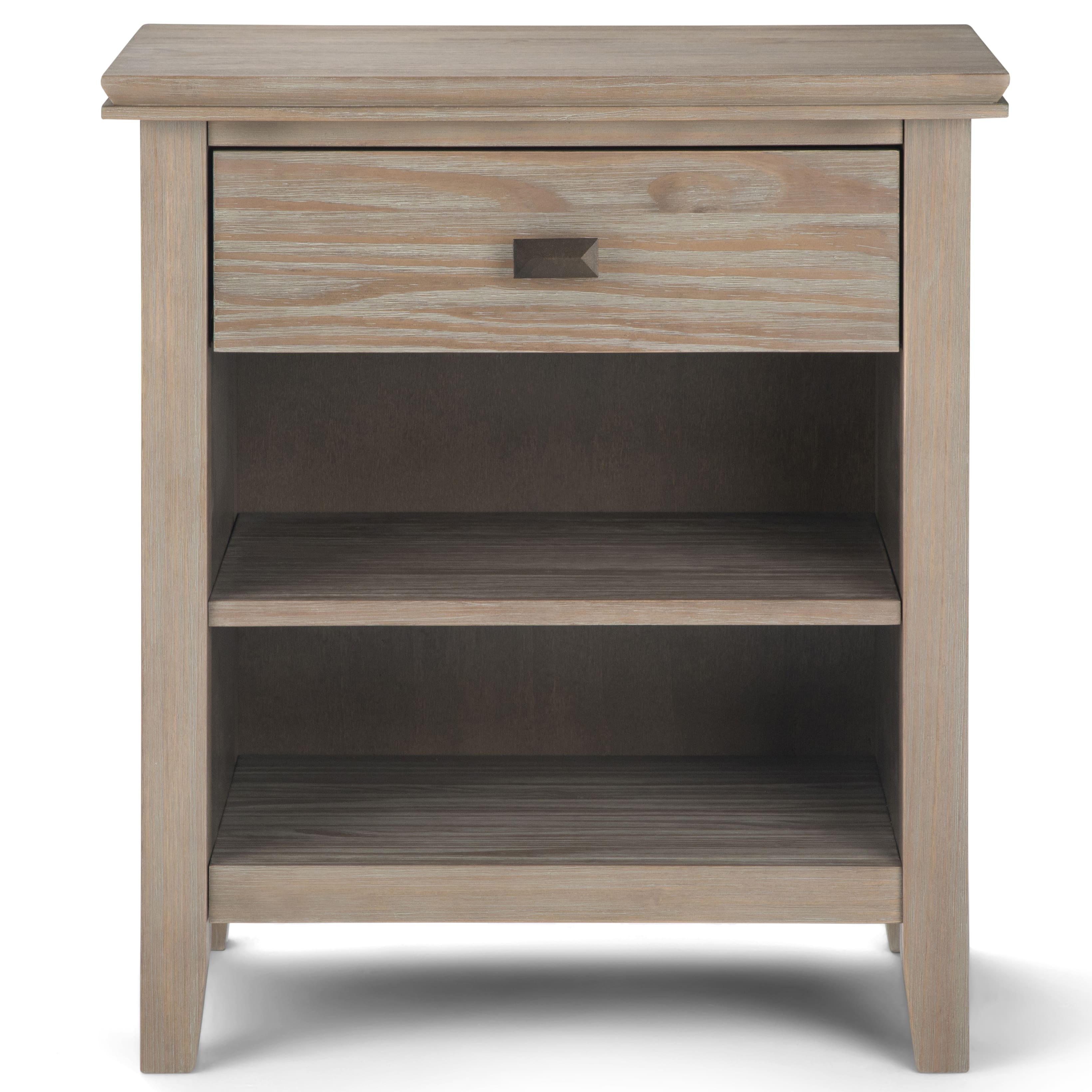 Alt View 12. Simpli Home - Artisan Bedside Table - Distressed Grey.