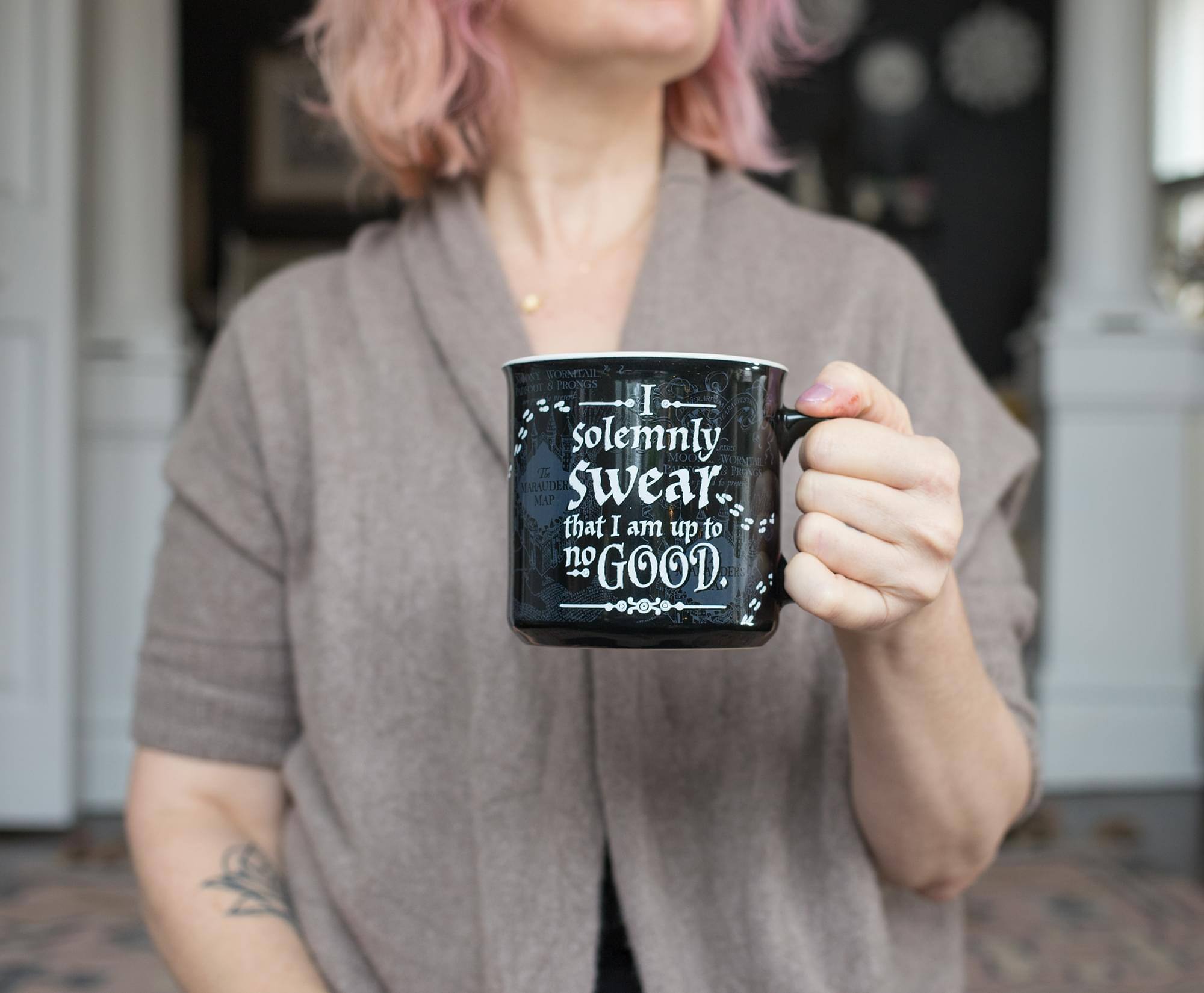 FRIST SORMTAIL -001 5 PRONGS I solemnly swear that I am up to no GOOD.