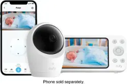 eufy - E20 Baby Monitor with 2K Camera - White - Front_Zoom