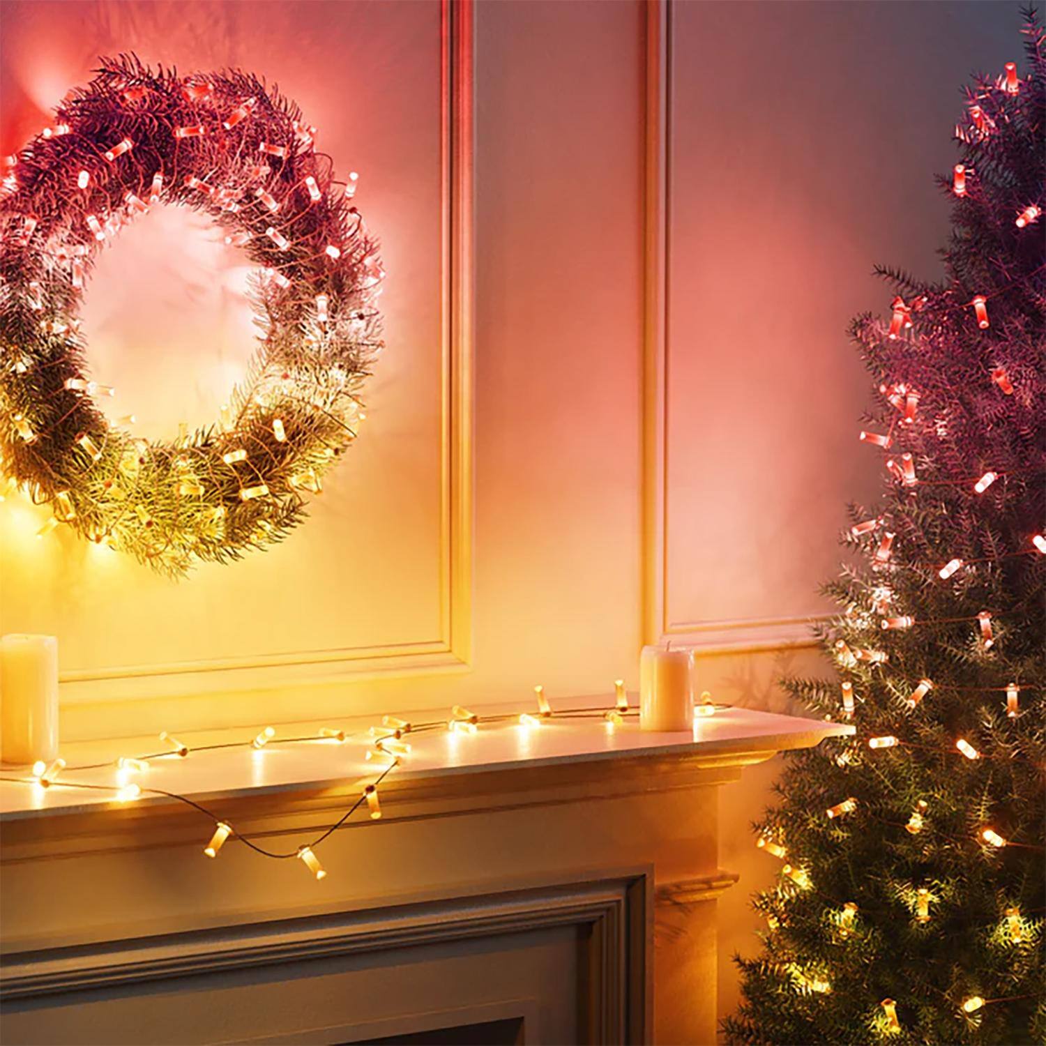 Left. Twinkly - Twinkly Twinkly Candies LED Multicolored 100 ct String Light String 9.8 ft..