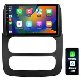 Junsun - 9" carplay 8 Core 4+64GB Android 15 For Dodge RAM 2002-2005 Car Radio Stereo GPS Navi WIFI RDS SWC FM Blutooth - Black