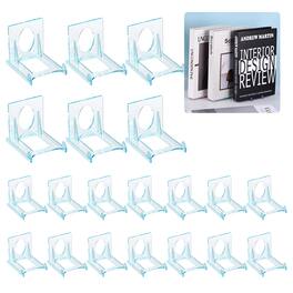 Unique Bargains - 20pcs Book Display Stands, 2" Adjustable Display Holder Mini Clear Easel Collector Stand for Comics, Magazines, DVDs