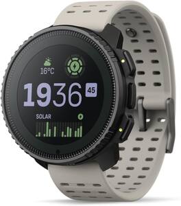 SUUNTO - Vertical Steel Solar GPS Sports Watch with Sapphire Touchscreen, Heart Rate and Sleep Tracker - Sand - Solar Sand - (2025)