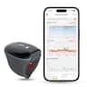 LOOKEE - LOOKEE® O2Ring Continuous Ring Oximeter | Overnight Track Oxygen Level & Heart Rate with Vibration Alert on Finger - Blue, Grey