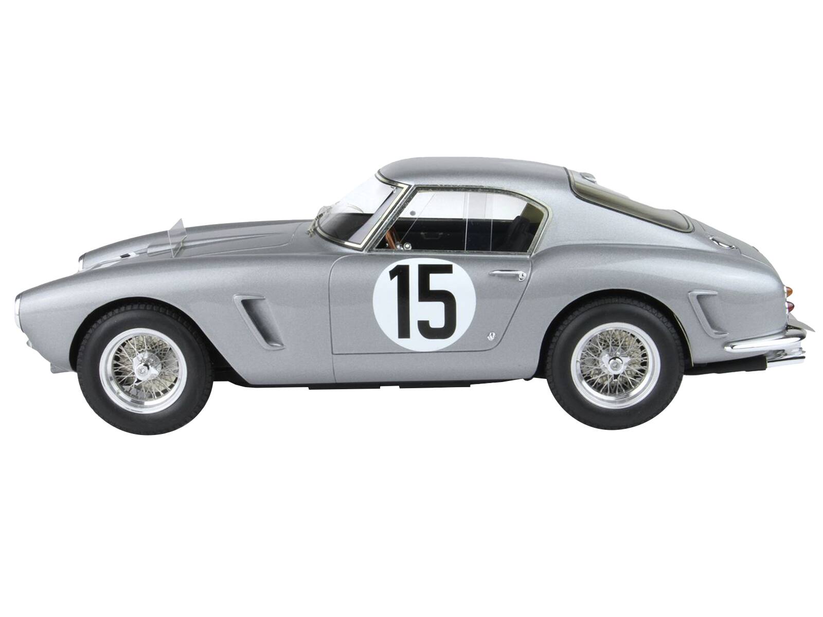 Alt View 3. BBR - Ferrari 250 SWB #15 "24 Hours of Le Mans" (1960) with DISPLAY CASE Limited Edition to 99 pieces 1/18 Model Car by BBR.