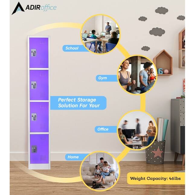 ADIRoffice School Gym Office Home a Perfect Storage Solution For Your Weight Capacity: 46lbs