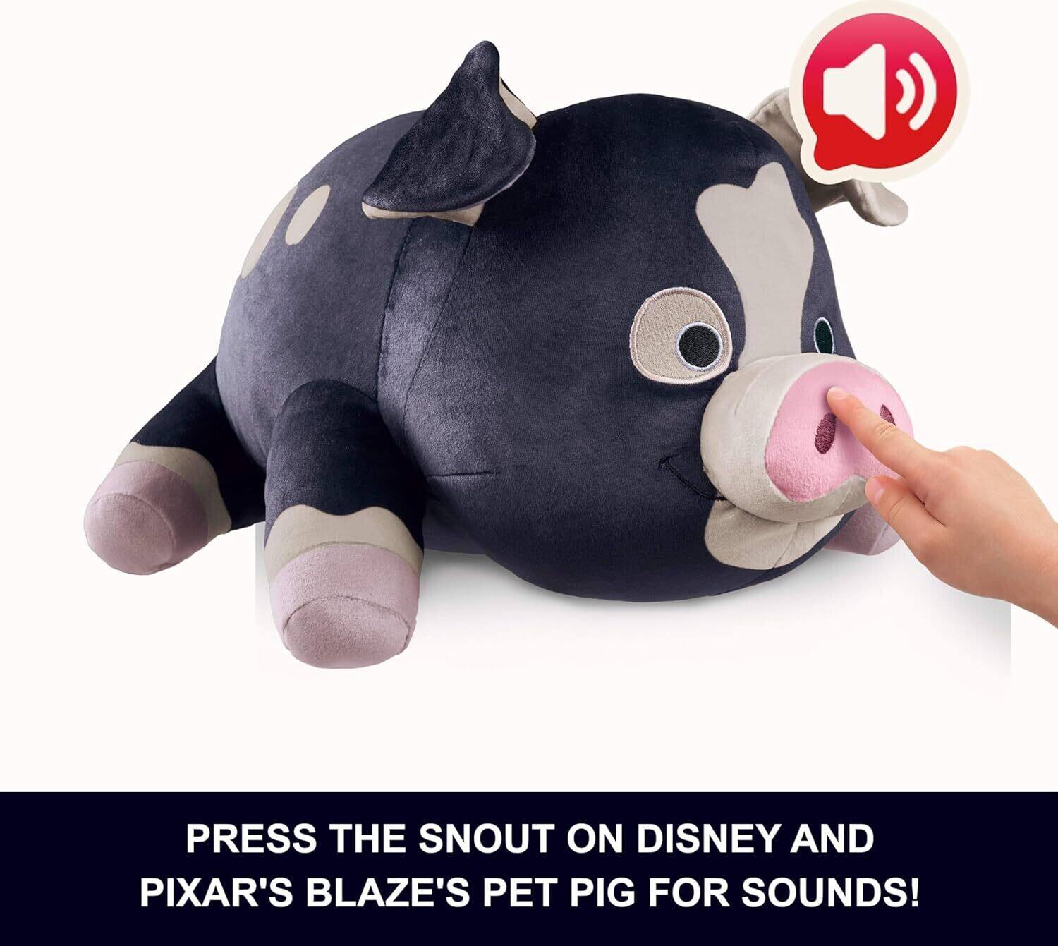 PRESS THE SNOUT ON DISNEY AND PIXAR'S BLAZE'S PET PIG FOR SOUNDS!