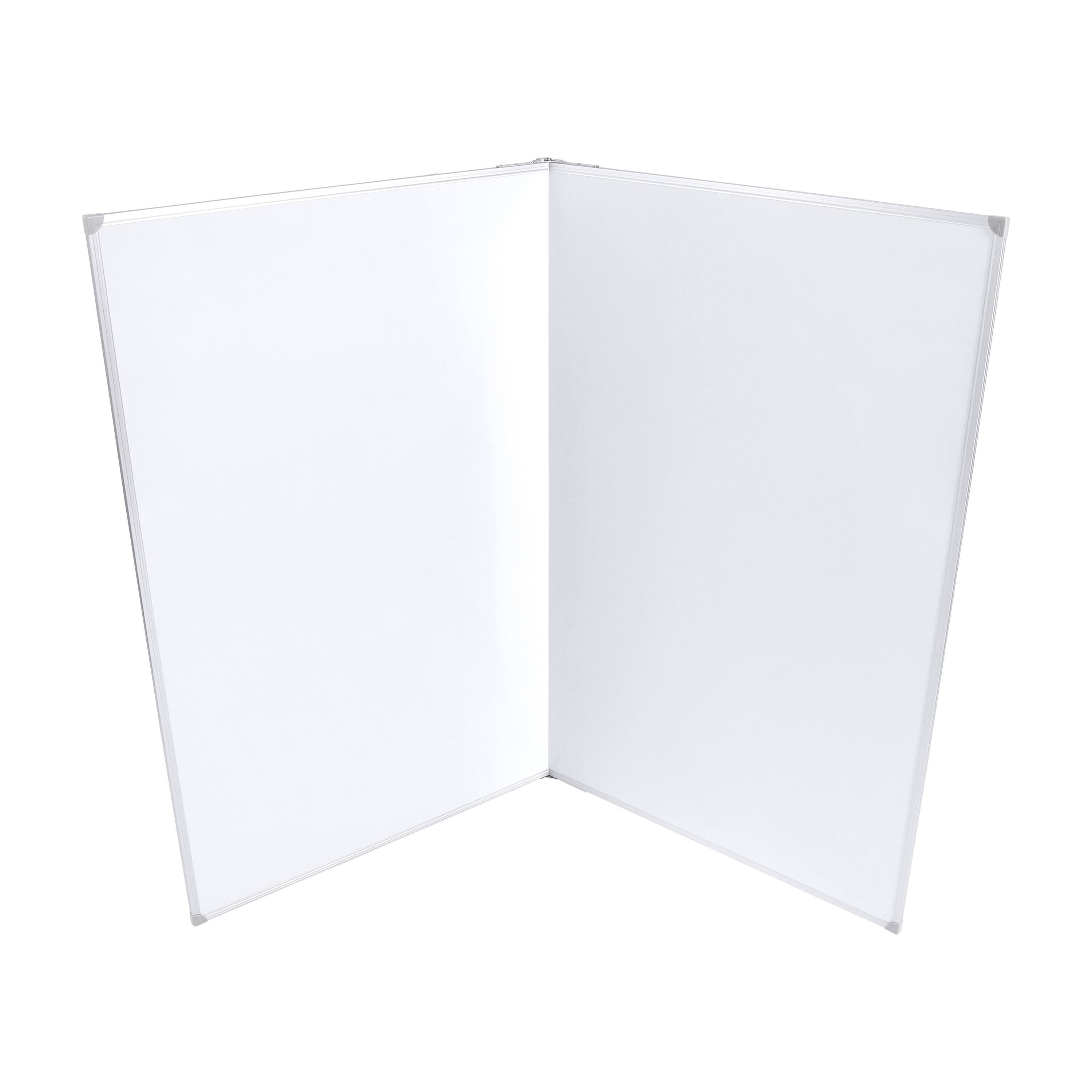 Alt View 9. Emma + Oliver - Magnetic Dry Erase Board for Wall with Tray and Aluminum Frame - White.