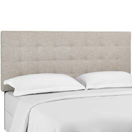 Paisley Tufted Upholstered Linen Fabric King and California King Headboard by Modway - Brown
