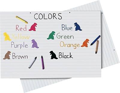 Pacon - Primary Chart Pads, Long Way, 24"H x 36"W - Multi