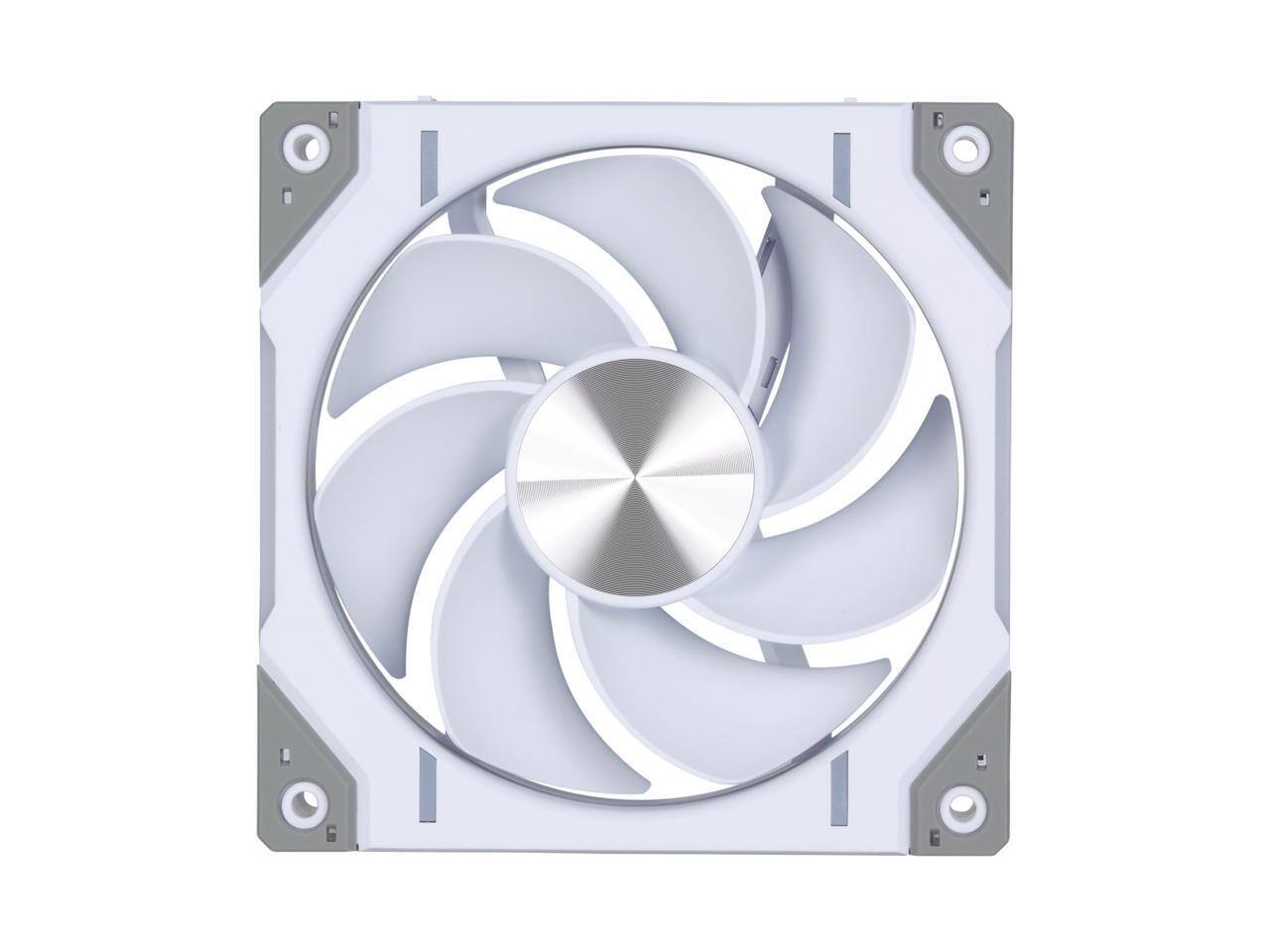Alt View 3. Phanteks - Phanteks D30-120 DRGB PWM Fan 3Pack, Reverse Airflow, ARGB/DRGB, Daisy-chain, White - White.