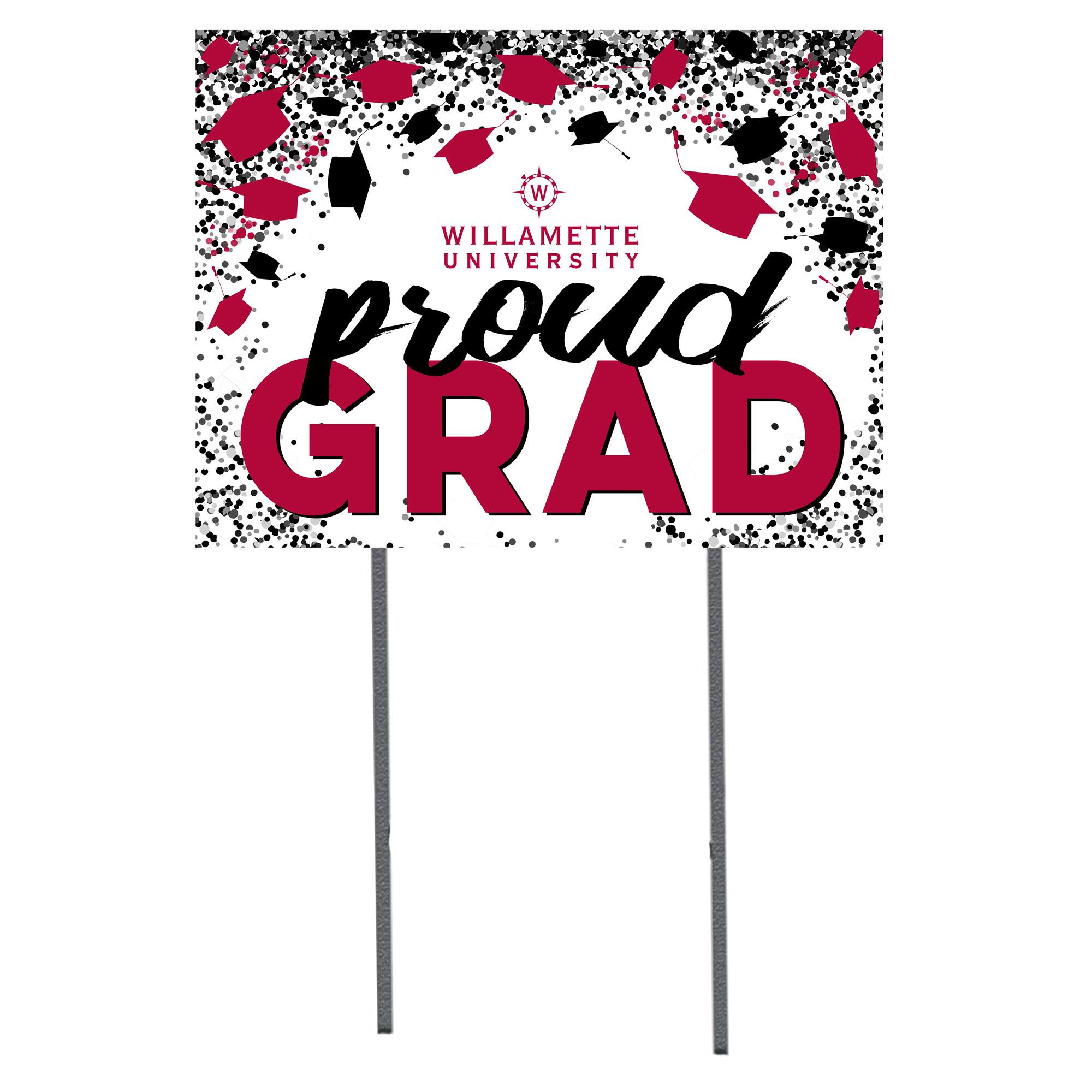 Willamette Bearcats 18'' x 24'' Grad Yard Sign
